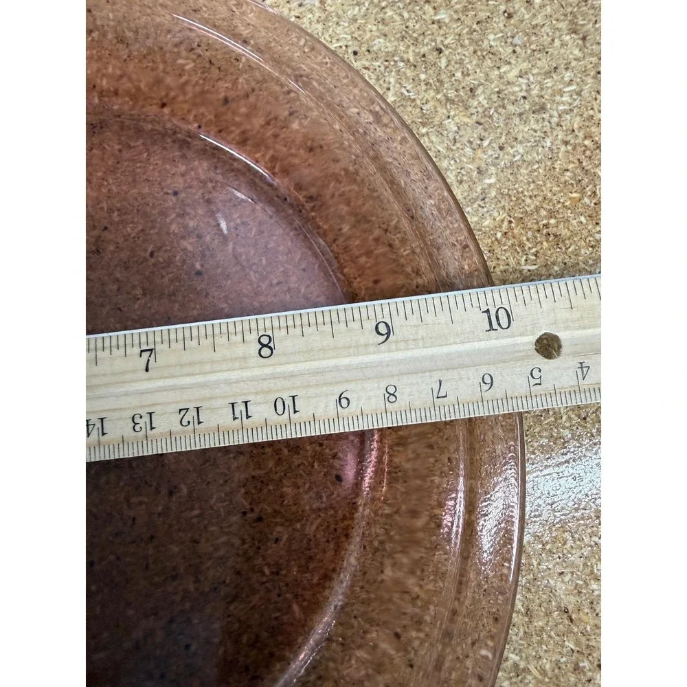Vintage Pyrex Visions Cranberry Glass 9 Inch Pie Plate Dish 209 23cm Corning USA